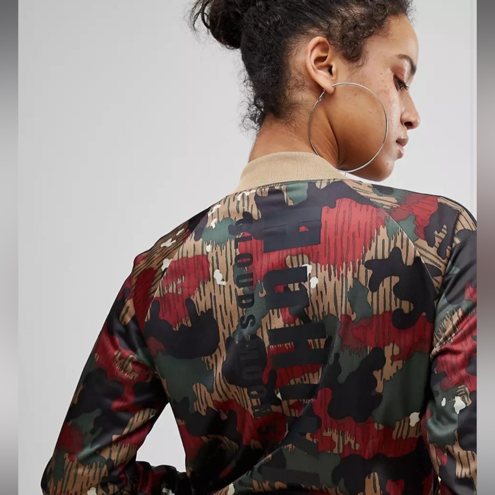 Adidas Pharrell Williams HU Hiking SST Camo Track Jacket - Picture 3 of 16